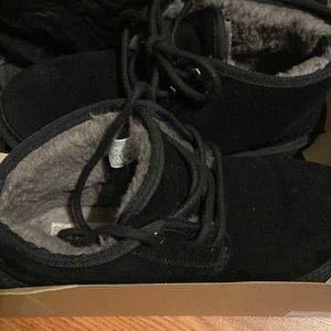 Boys black Uggs